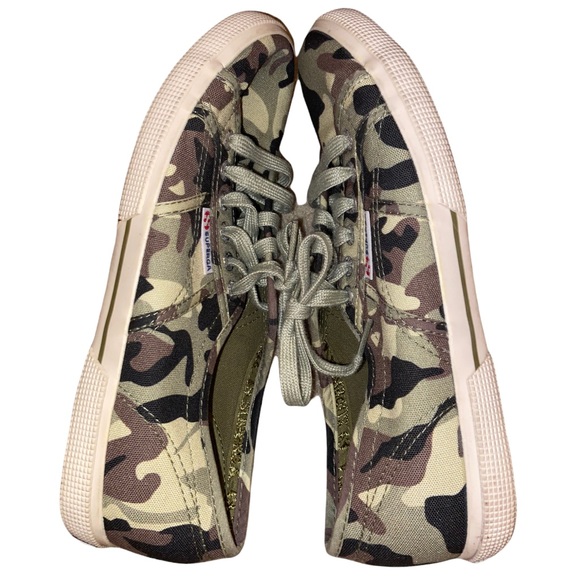 SUPERGA Cotu Camouflage Style S0037Q0 Sneakers Women’s Size 8.5 - Picture 11 of 13